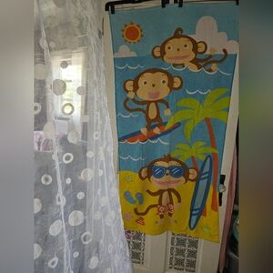Monkey beach towel